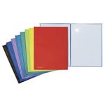 Quaderno ad anelli A4 Exacompta in PPL Foderato Opaco 4 anelli Azzurro -  3cm - Exacompta - Cartoleria e scuola