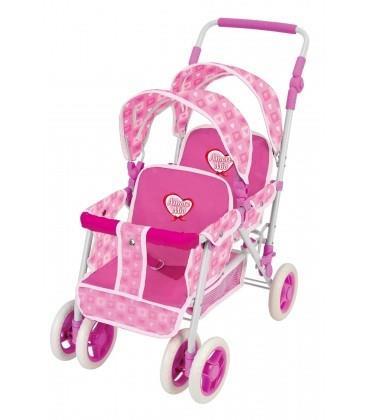 Amore mio. Passeggino gemellini
