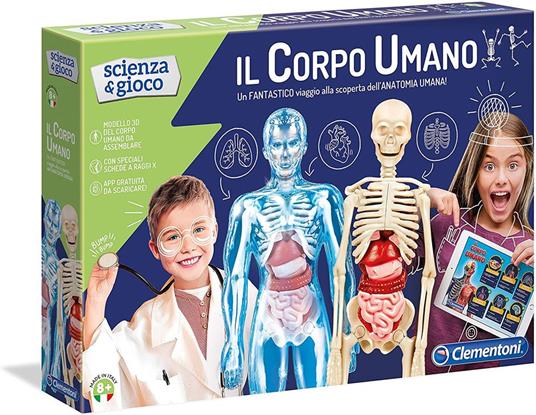 Gioco di carte. Enigmi corpo umano, Giochi di società, Giochi di carte, Giochi per Bambini e Ragazzi