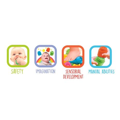 Soft Clemmy - Confezione 24 Mattoncini - 5