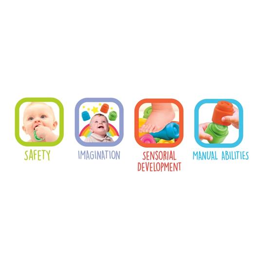 Soft Clemmy - Confezione 24 Mattoncini - 5