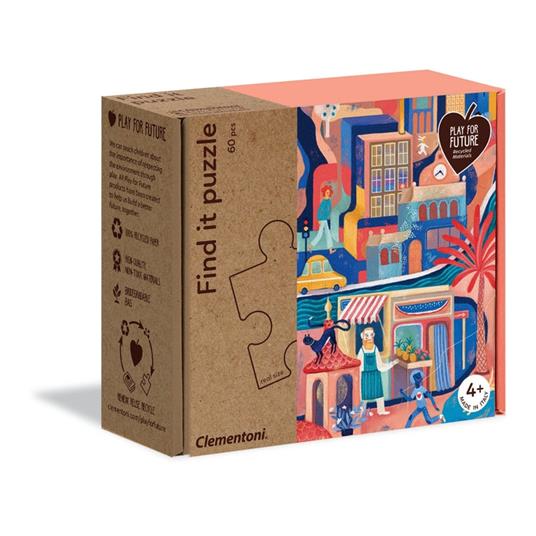 Find It Puzzle Recycled Materials Winter