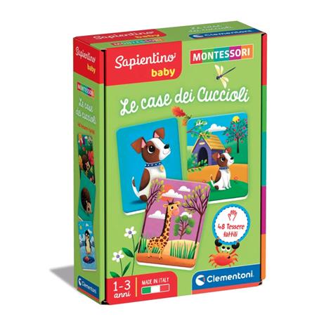 Sapientino Baby Montessori - Carte Le case dei Cuccioli