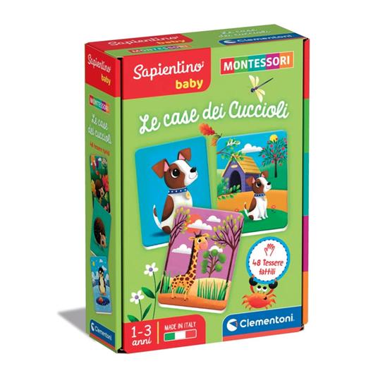 Sapientino Baby Montessori - Carte Le case dei Cuccioli