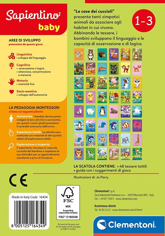 Sapientino Baby Montessori - Carte Le case dei Cuccioli - 3