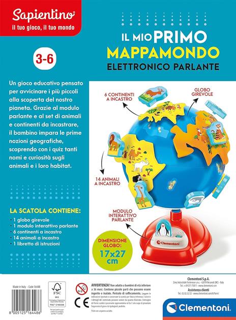Sapientino Ela Il Mio Primo Mappamondo - 3