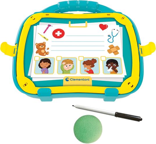 Clementoni Sapientino - Valigetta del Dottore, Kit Medico Bambini 4-6 Anni, Schede Educative - 6