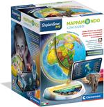 Clementoni Sapientino Più - Mappamondo Luminoso, Gioco Educativo per Bambini dai 7 Anni in su, Globo Educativo 22cm
