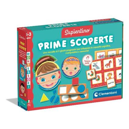 Gioco educativo SAPIENTINO BABY MONTESSORI Prime scoperte 16469