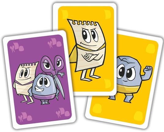 Clementoni - Sasso Carta Forbici, Mazzo di 40 Carte Illustrate, Gioco di Strategia per Bambini 5+ Anni, 2-4 Giocatori - 2