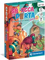 Clementoni - Sblocca la Porta Junior 2, Gioco da Tavolo, 2 Escape Room 6+ Anni e Adulti, 1-6 Giocatori