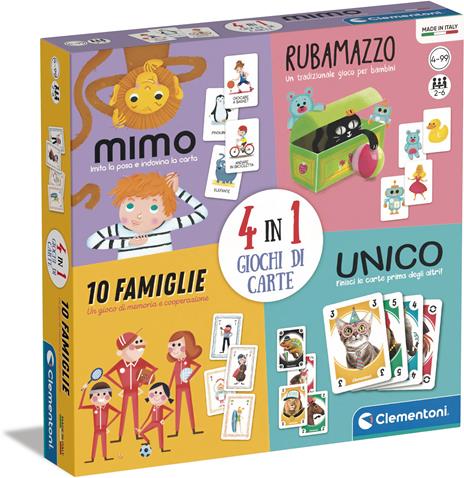 Board Games 4in1 Giochi di Carte set B - 3