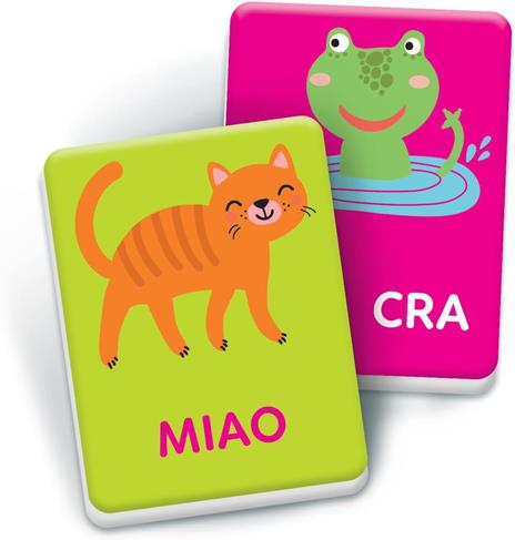 Clementoni Sapientino Montessori - Che Verso Fa, Gioco Educativo, 30 Flashcards Montessori per Bambini 1-3 Anni - 2