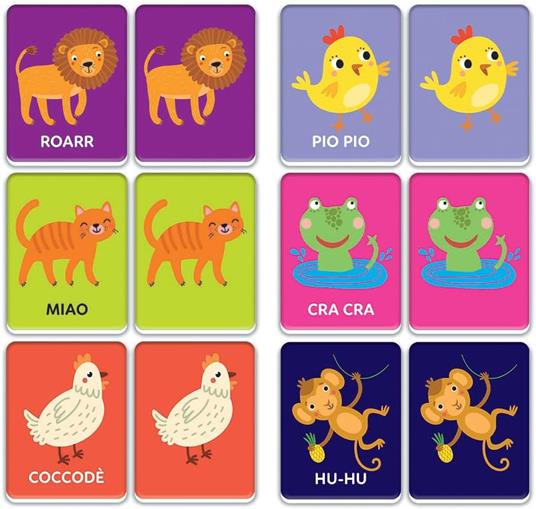 Clementoni Sapientino Montessori - Che Verso Fa, Gioco Educativo, 30 Flashcards Montessori per Bambini 1-3 Anni - 5