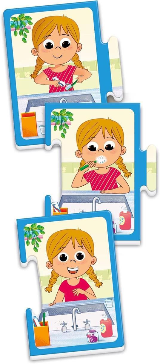 Clementoni Sapientino - Ora Ci Riesco, Gioco Educativo con Tessere Incastro per Bambini 2-4 Anni - 6