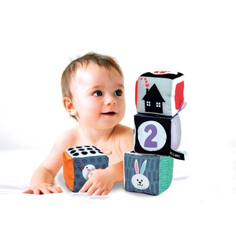 Black & White Soft Activity Blocks - 5
