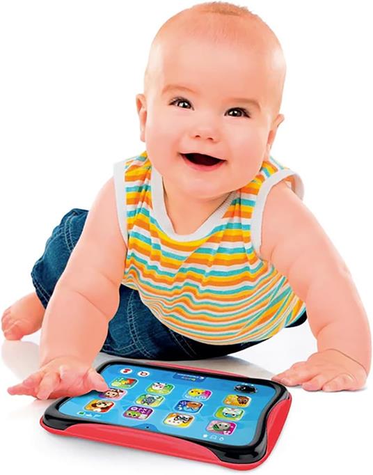 Clementoni Baby Baby Tablet, Gioco Interattivo con Luci e Suoni, Bambini 12-36 Mesi, Insegna Numeri, Lettere, Animali - 4