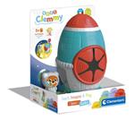 Clementoni  soft clemmy  touch, explore and play sensory rocket, mattoncini morbidi