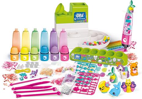 Clementoni Idea - Laboratorio degli Evidenziatori Personalizzati, Kit Creativo per Bambini 6+ Anni - 4