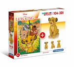Puzzle 3D Model. Lion King
