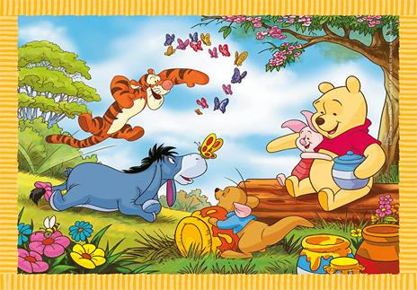 Puzzle Disney Winnie The Pooh - 1x12 + 1x16 + 1x20 + 1x24 pezzi - 2