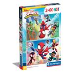 Marvel Spidey and his amazing friends multi puzzle 2x60 pezzi