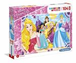 Disney Princess 104 maxi pezzi Supercolor Puzzle