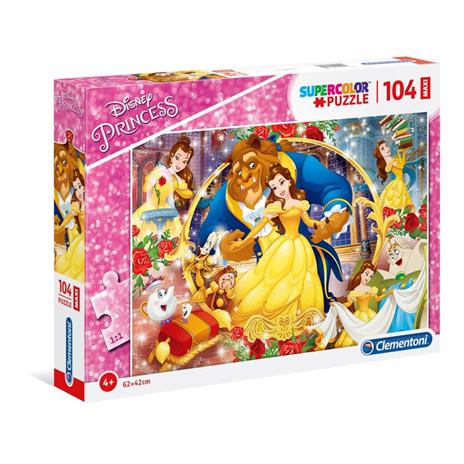Disney Princess Beauty and The Beast 104 maxi pezzi Supercolor Puzzle