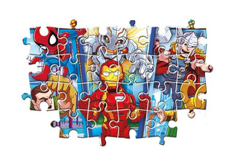 Marvel Super Hero 104 maxi pezzi Supercolor Puzzle - 3
