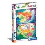 Puzzle Funny Dinos - 20 pezzi
