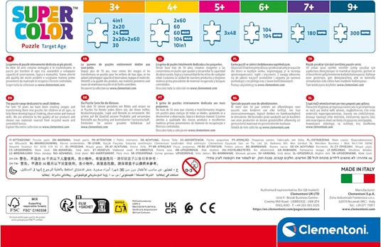 Clementoni - Puzzle per Bambini 3x48 Pezzi Supercolor, per Bambini 5+ Anni, Illustrazione con Personaggi Disney Frozen - 3