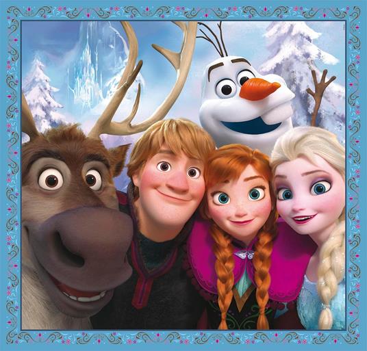 Clementoni - Puzzle per Bambini 3x48 Pezzi Supercolor, per Bambini 5+ Anni, Illustrazione con Personaggi Disney Frozen - 5