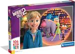 Clementoni - Puzzle per Bambini 104 Pezzi Supercolor Maxi, per Bambini 4+ Anni, Cartone Disney Inside Out 2