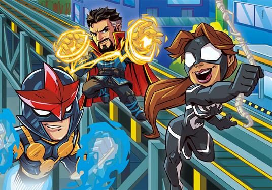 Clementoni Play For Future Marvel Super Hero 3x48 pezzi materiali 100% riciclati Made in Italy, puzzle bambini 4 anni+, 25257 - 2