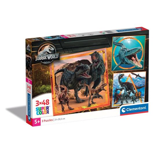 Puzzle Jurassic World - 3x48 pezzi
