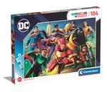 Clementoni supercolor puzzle dc comics 104 pezzi