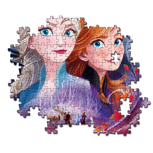 Clementoni Play For Future Disney Frozen 2 104 pezzi materiali 100% riciclati Made in Italy, puzzle bambini 6 anni+, 27154 - 3