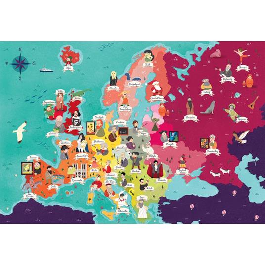 Puzzle Great People in Europe - 250 pezzi - 2