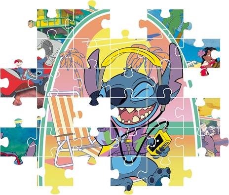 Clementoni - Puzzle per Bambini 180 Pezzi Supercolor, per Bambini 7+ Anni, Illustrazione Disney Stitch, Idea Regalo - 5