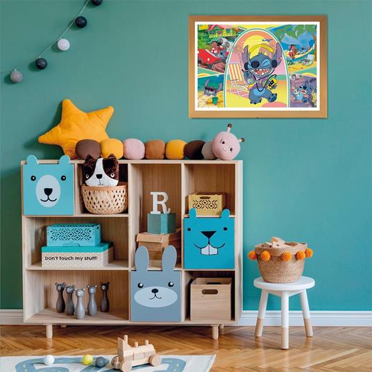 Clementoni - Puzzle per Bambini 180 Pezzi Supercolor, per Bambini 7+ Anni, Illustrazione Disney Stitch, Idea Regalo - 6