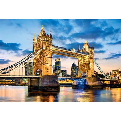 Puzzle Clementoni 2000 pezzi. Tower Bridge at Dusk - 2