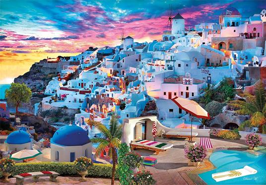 Greece View Puzzle 500 pezzi High Quality Collection (35149) - 2