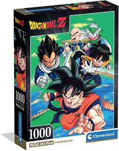 Giocattolo Clementoni - Puzzle 1000 Pezzi per Adulti e Ragazzi, Special Series, Tema Anime Dragonball, Compact Box, Idea Regalo Clementoni