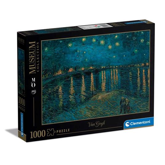 Puzzle Clementoni 1000 pezzi. Van Gogh: Notte stellata sul Rodano