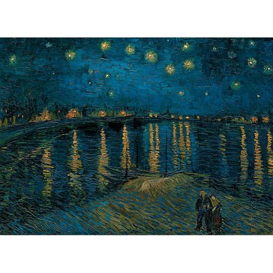 Puzzle Clementoni 1000 pezzi. Van Gogh: Notte stellata sul Rodano - 3