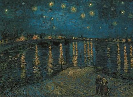Puzzle Clementoni 1000 pezzi. Van Gogh: Notte stellata sul Rodano - 4