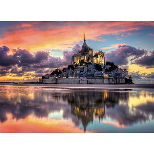Le magnifique Mont Saint-Michel 1000 pezzi High Quality Collection - 2