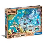 Puzzle 1000 pezzi Frozen Disney Story Maps