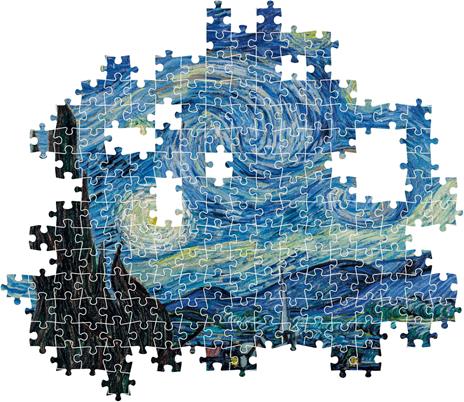 Clementoni - Puzzle Van Gogh 1000 Pezzi Arte, per Adulti e Ragazzi, Museum Collection, Tema Notte Stellata, Idea Regalo - 5