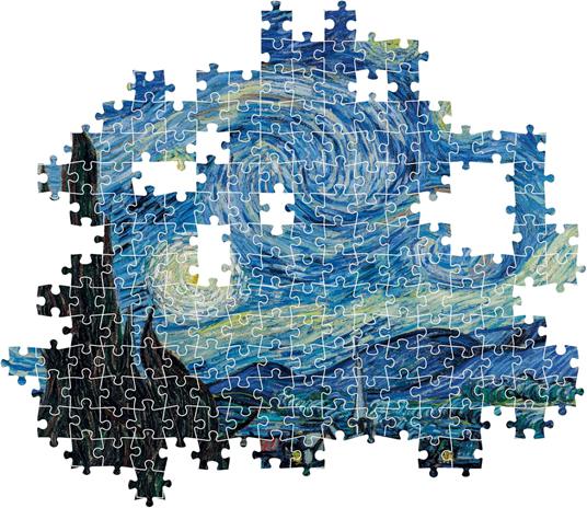 Clementoni - Puzzle Van Gogh 1000 Pezzi Arte, per Adulti e Ragazzi, Museum Collection, Tema Notte Stellata, Idea Regalo - 5